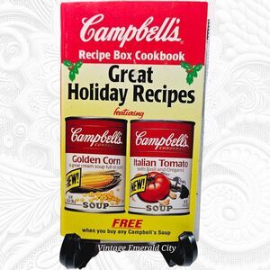 Vintage Campbell's Recipes Cookbook Great Holidays Recipes & Coupons Ephemera